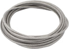 5M Length 4mm Diameter Plastic Coated Flexible Steel Wire Cable Rope Silver Tone
