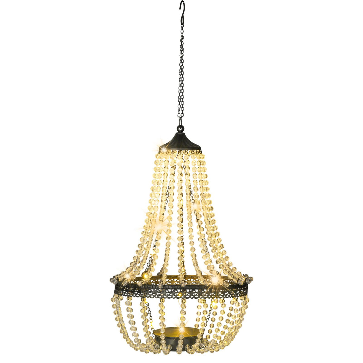 LinkMejor 28” Hængende Solcelle Kæande Lyskilde Ude Lantern