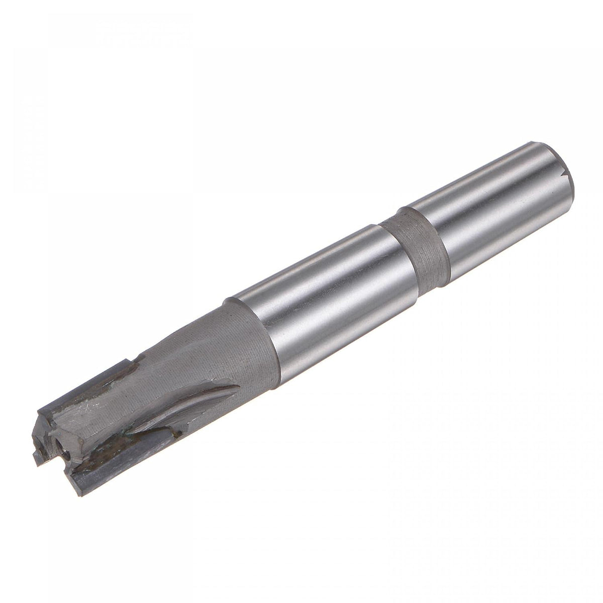 Square Nose End Mill, 18mm Cutting Dia P35 Tungsten Carbide Tip 3 Straight Flutes Milling Cutter with MT2 Morse Taper Shank