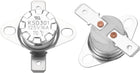 2pcs KSD301 Thermostat 110°C/230°F 16A Normally Closed N.C Adjust Snap Disc Temperature Switch for Microwaves,Oven,Coffee Maker,Ceramic Material
