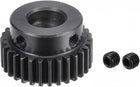 12.7mm Bore 30T Mod 1 Pinion Gear 15# Steel Spur Diff Differential Pinion Gear Motor Gear, for RC Car