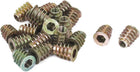 M6x15mm Hex Socket Screw in Thread Insert Nut 20 Pcs for Wood