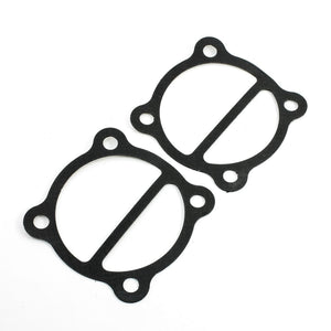 2 Pcs Air Compressor Cylinder Head Base Valve Sealing Gaskets Black
