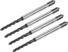 4pcs Spiral Flute Thread Taps, M2 x 0.4 Nitride Coated Metric Screw Tap, Fully Ground High Speed Steel 6542 Machine Tapping Threading Tool for Machinist Thread Repair