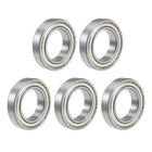 6905Z Deep Groove Ball Bearing 25x42x9mm Single Shielded Chrome Steel Bearings 5-Pack