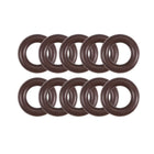 Fluorine Rubber O-Rings 14mm OD 8mm ID 3mm Width, Metric FKM Sealing Gasket, Pack of 10