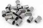M6 x 14mm Stripe Countersunk Head Blind Rivet Nut Insert Nutsert 20PCS