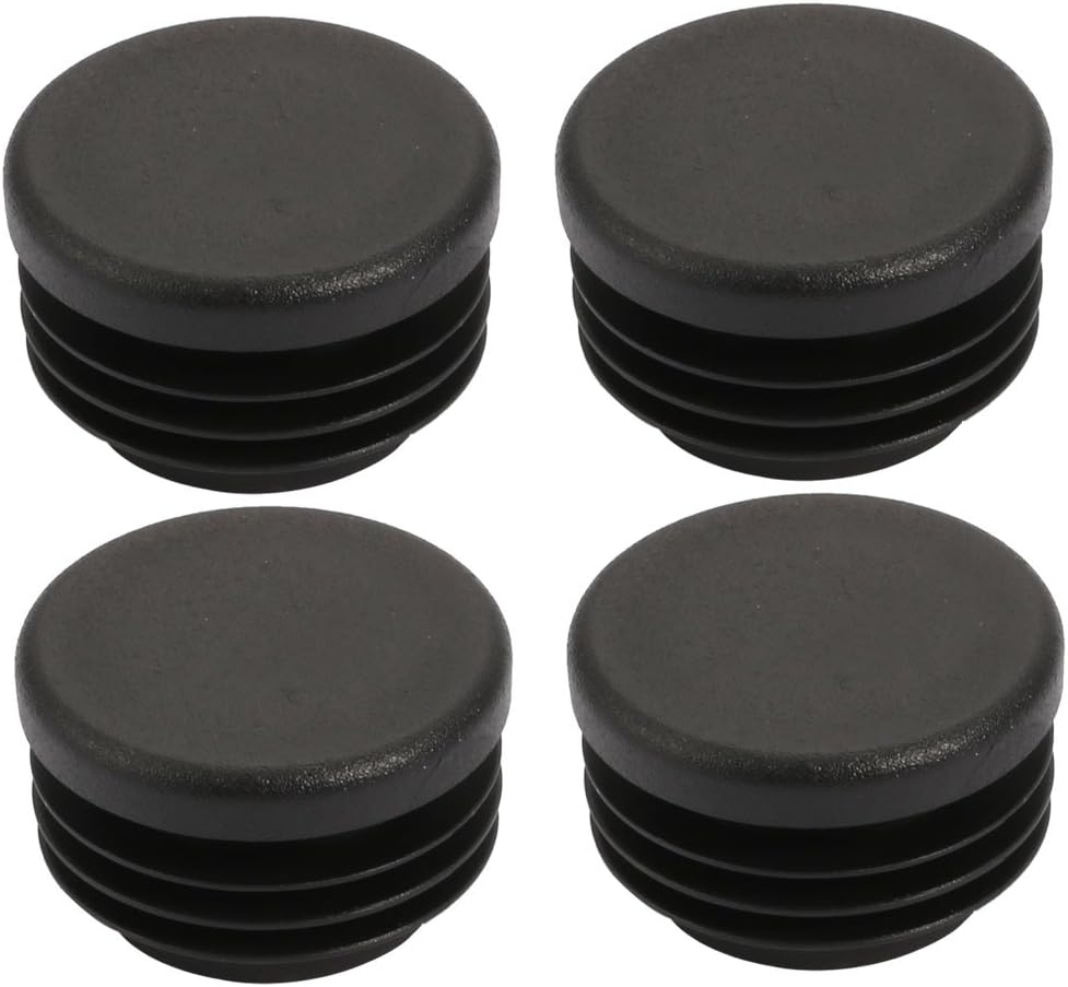 4 Pcs Chair Table Leg Plastic Cap Round Tube Insert Fit 32mm Pipe Outer Dia