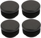 4 Pcs Chair Table Leg Plastic Cap Round Tube Insert Fit 32mm Pipe Outer Dia
