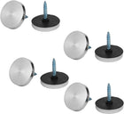 Glass Table 25mm Dia 304 Stainless Steel Mirror Screws Cap Cover Nails 8PCS