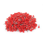 Wire Crimp Connector Insulated Ferrule E7508 20AWG with 350 Piece, 0.75 mm, Red