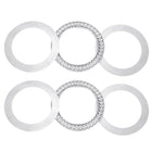 2 Pcs AXK5070 2AS Thrust Needle Roller Bearings with Washers, 1.97" ID, 2.76" OD, 0.2" Thk, for Lawn Mower Truck Power Steering, Chrome Steel (ABEC5)