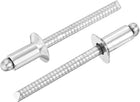 70Pcs 3/16" x 3/8" 304 Stainless Steel Countersunk Blind Rivet, Open-End Type Blind Rivets for DIY, Sheet Metal, Automotive Repairs, Furniture, Boat, and Duct Work (Silver)