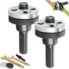 Dönüş Angle Grind Adaptörü Bağlantı Çubuğu Seti, Elektrikli Delici Dönüş Angle Grind Aksesuarları ile Değiştirme Grind Flanjer Nutları ve Çark Wrench Dönüş Aracı