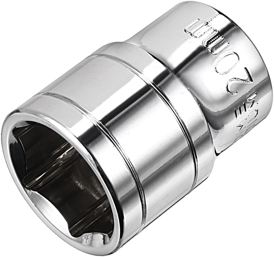 1/2-Inch Drive 14mm 6-Punkts Let Socket, Metrisk, Cr-V