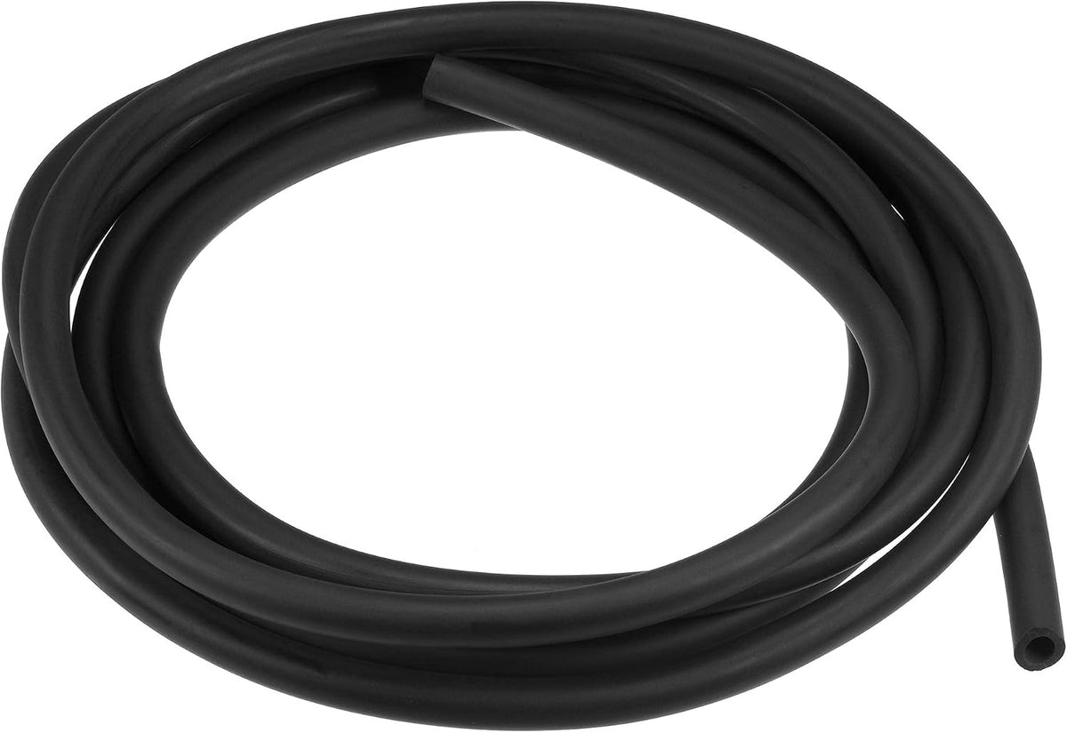 Latex Tubing 1/4-inch ID 3/8-inch OD 10ft Elastic Rubber Hose Black