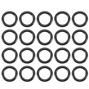 Nitrile Rubber O-Rings, 12mm OD 8mm ID 2mm Width, Metric Sealing Gasket Pack of 20