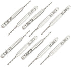 10pcs 1.0mm Tip Spiral Flute Tungsten Carbide Micro PCB Drill Bits