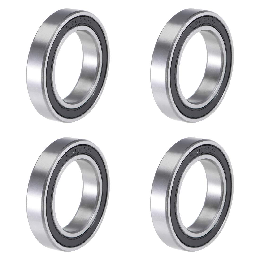 6906-2RS Deep Groove Ball Bearings 30mm x 47mm x 9mm Double Sealed Chrome Steel P6(ABEC3) 4pcs