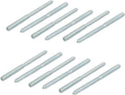 M6x90mm Carbon Steel Zinc Plated Torx Head Self-Tapping Hanger Bolt 12pcs