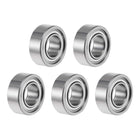 R188ZZ Deep Groove Ball Bearing 1/4"x1/2"x3/16" Double Shielded ABEC-3 Bearings 5-Pack