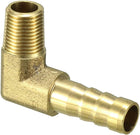 Brass Barb Hose Fitting 90 Degree Elbow 8mm Barbed x 1/8 PT Male Connector