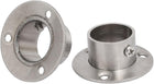 1 Pair Stainless Steel Closet Pole Socket Rob Support Flange Holder, 26mm Dia