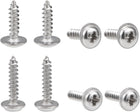2x8mm Self Tapping Screws Phillips Pan Head Screw 304 Stainless Steel Bolts 50Pcs, 2x10mm 50pcs
