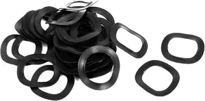 14มม. ดiameter ใน 21มม. diameter ด้านนอก 0.4มม. หนัก Carbon Steel Compression Type Wave Washer 50 ชิ้น