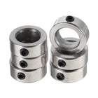 6pcs 8mm Shaft Lock Collar T8 Lead Screw Lock Ring, Stainless Steel Set Screw Collars