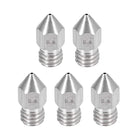 5pcs 3D Printer Nozzle,Stainless Steel Nozzle 0.6mm,Extruder Print Head