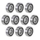 MR104K Deep Groove Ball Bearings 4mm Inner Dia 10mm OD 3mm Thick Open Type Chrome Steel Z2 10pcs