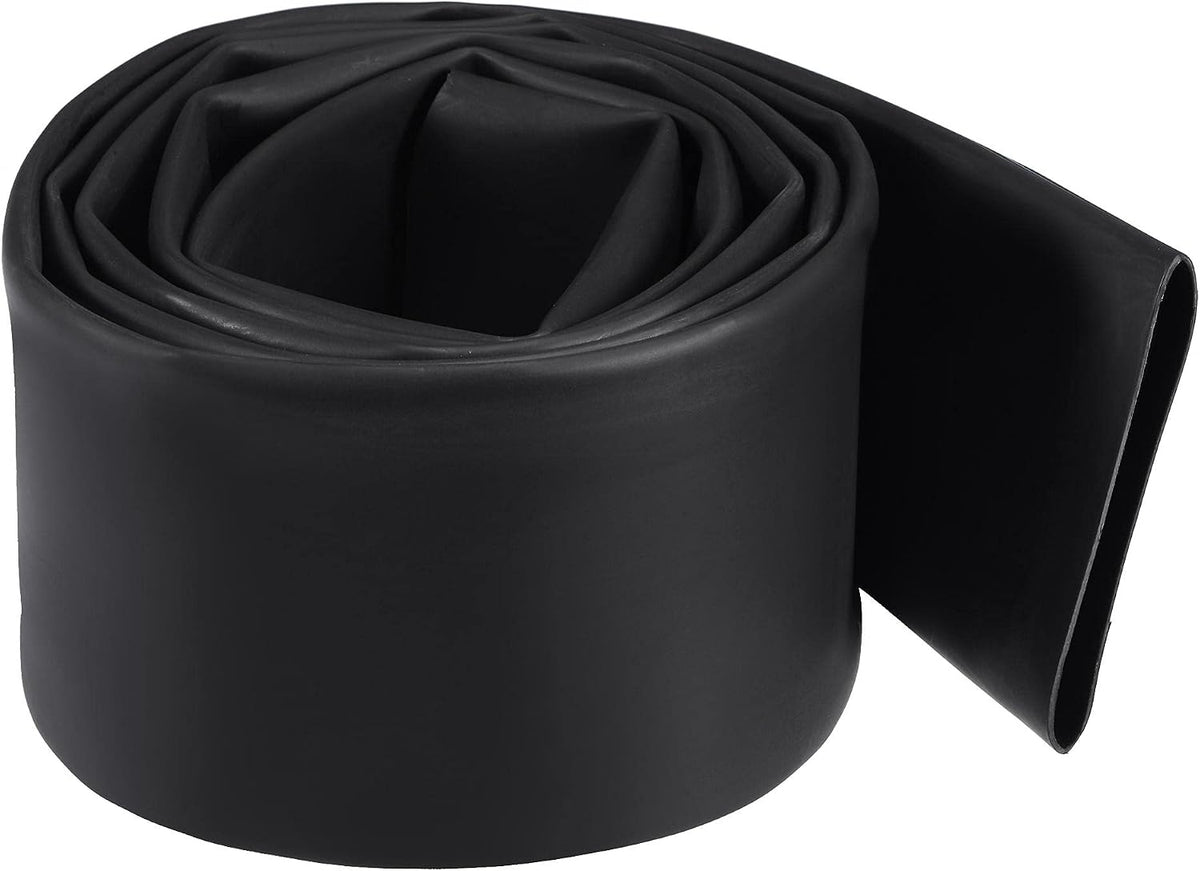 Heat Shrink Tubing 40mm Dia 65mm Flat 4:1 Cable Sleeve 1.5m Black
