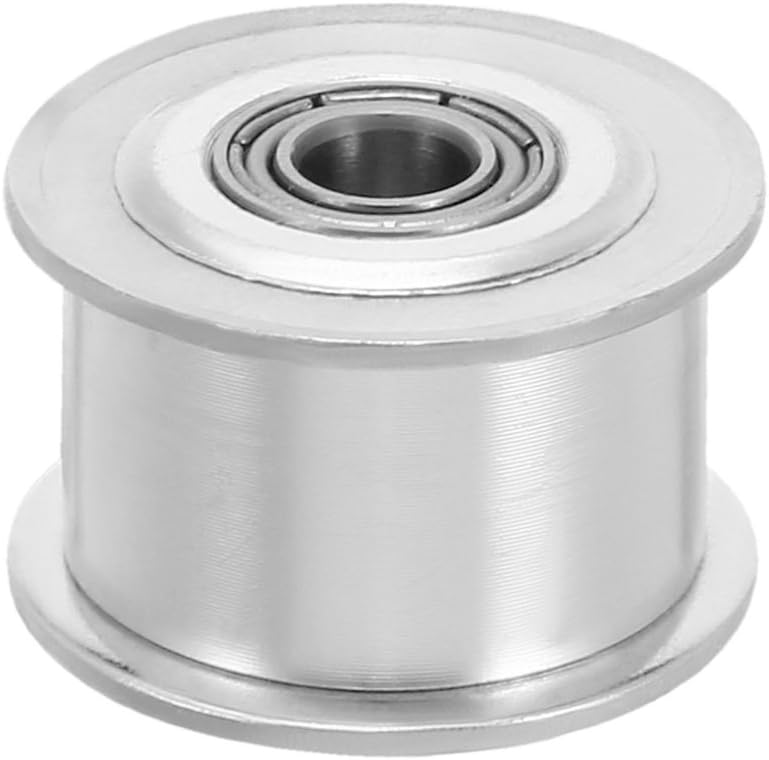 Aluminum 3 M 20T 6mm Bore Toothless Timing Idler Belt Pulley Flange Synchronous Wheel for 10mm Timing Belt