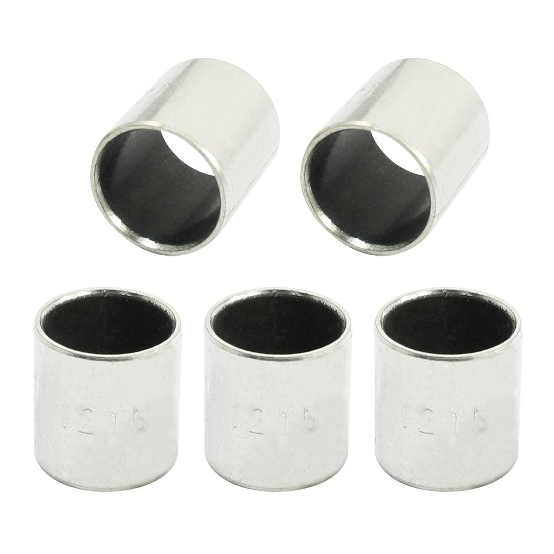 a14010200ux0583-DM Composite Bushing, Plain Oil Less Bearing Sleeves, 12 mm x 14 mm x 15 mm Size (Pack of 5)
