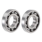 R10 Deep Groove Ball Bearing 5/8-inch x 1-3/8-inch x 9/32-inch Open Type Chrome Bearings 2pcs