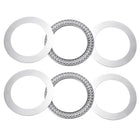 2 Pcs AXK6085 2AS Thrust Needle Roller Bearings with Washers, 2.36" ID, 3.35" OD, 0.2" Thk, for Lawn Mower Truck Power Steering, Chrome Steel (ABEC5)
