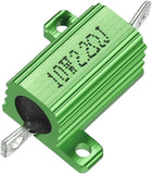 Aluminum Case Resistor 10W 2.2 Ohm Green Wirewound for LED Rod Post 10W2.2RJ