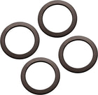 Wooden Purse Handles, 5" Dia 4Pcs Round Handbag Handle Replacement Accessories for Purse Making DIY Handmade Beach Bag Straw Bag, Brown