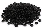 6mm Inner Dia Electrical Wire Cable Rubber Wiring Grommet Black 500pcs