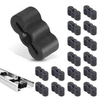 Tilsluttende stopper for skuffeslids rubberendstopper (20 pakke)