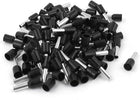 AWG12 Wire Crimp Connector Insulated Ferrule Terminal with 100 Piece, Black