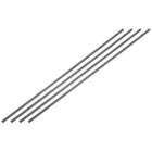4Pcs Square Steel Bar Stock, 11/64"x11/64"x12"(4mmx4mmx305mm) A36 Square Steel Rod Bars Precision Key Stock for Keyways Structural Support Industrial Machinery DIY Craft