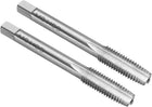 2pcs Hand Taper Tap M8 x 1.25 H2 Metric Thread Taper Style Taps Straight Flute Screw Tapping Threading Tool High Speed Steel HSS6542