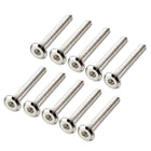 M6x40mm Furniture Bolts Hex Socket Screws Fastener Carbon Steel 10pcs