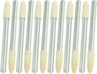 12 Pcs 3.5mm Conical Felt Bobs 3mm Shank for Power Drill Die Grinder