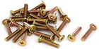M6x30mm Flat Hex Socket Head Hexagon Furniture Bolts Connector Fastener 30pcs