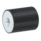 40 x 50mm M10 Thread Female Rubber Mounts, Vibration Isolators, Replaces Anti Vibration Pads Flat Silent Block Base Block