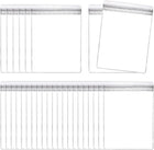 LinkMejor 100pcs PVC Jewelry Bags, 3.5 x 5.1 Inch, Transparent, Self Seal, Waterproof, Tearproof, Zipper Closure, Ideal for Jewelry Storage and Organization