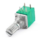 a14071400ux0085 50K Ohm 6 mm Diameter Knurled Shaft Linear Rotary Taper Potentiometer with Switch